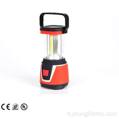 Lampada da campeggio portatile portatile a batteria 3D